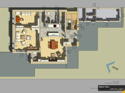 Floor plan sketches for Spatial orientation
